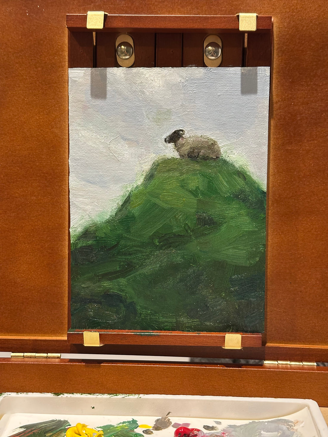 Sacred Wool - Scotland Painting Series (will come framed)
