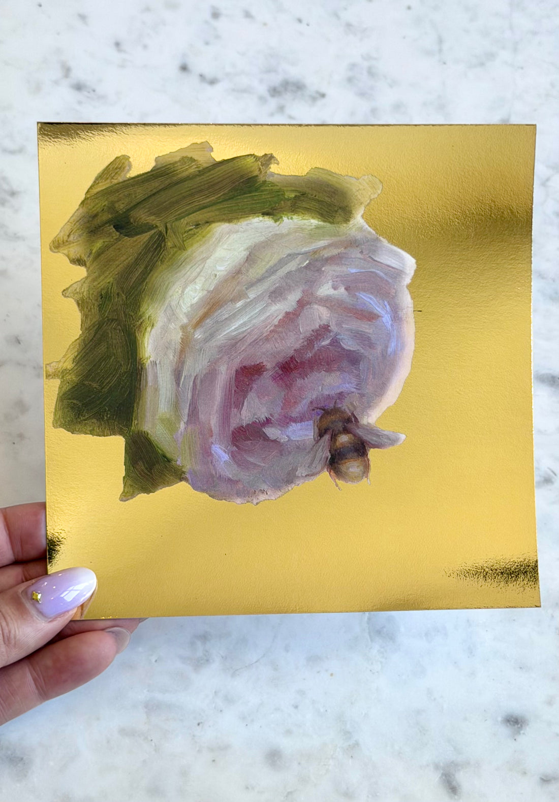 Lavender on Gold (Gold Foil Limited Time Only)