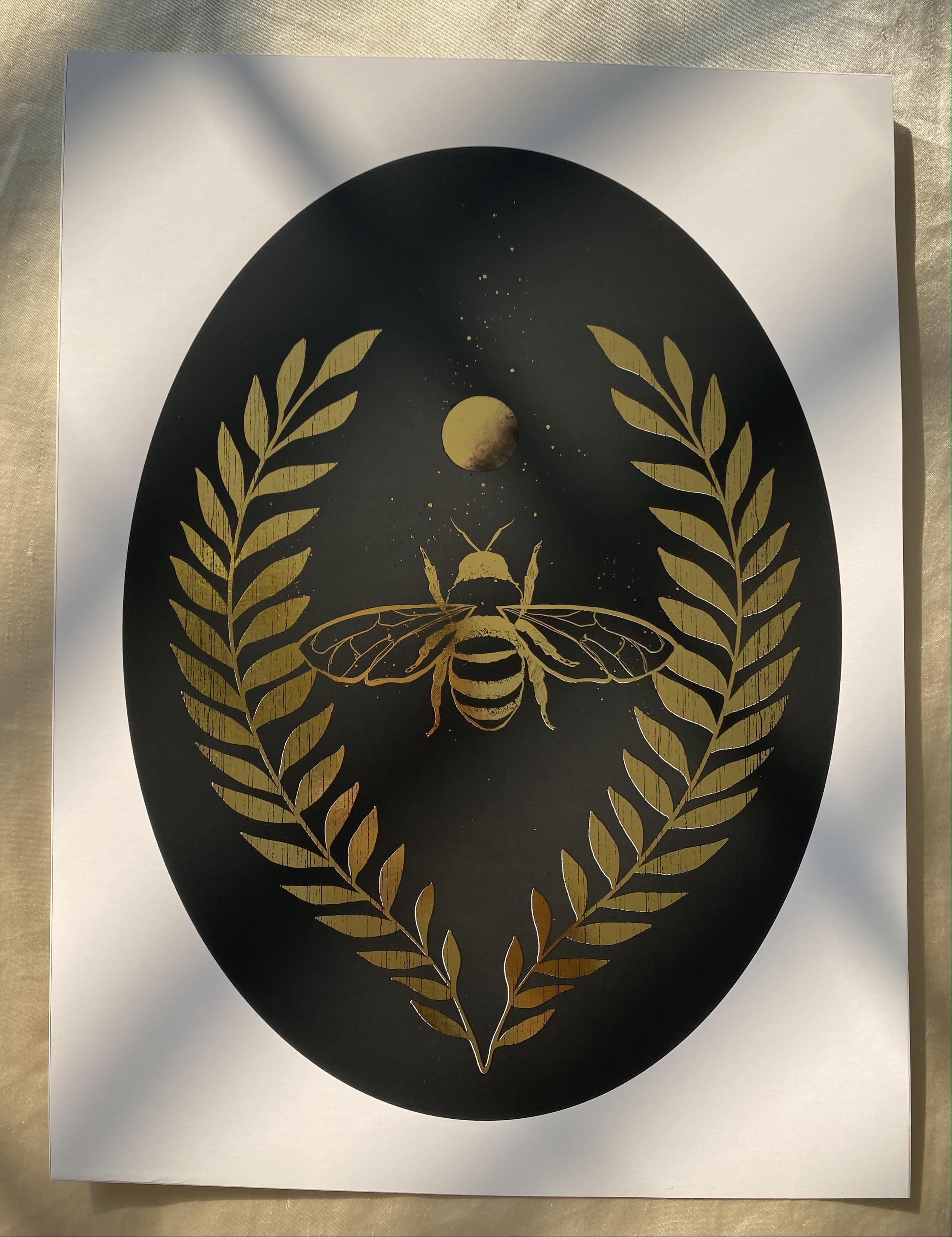 Ascension Gold foil Print