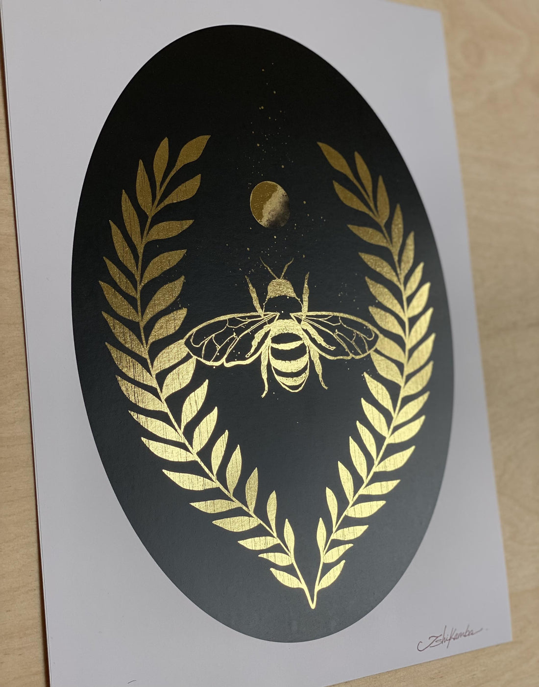 Ascension Gold foil Print