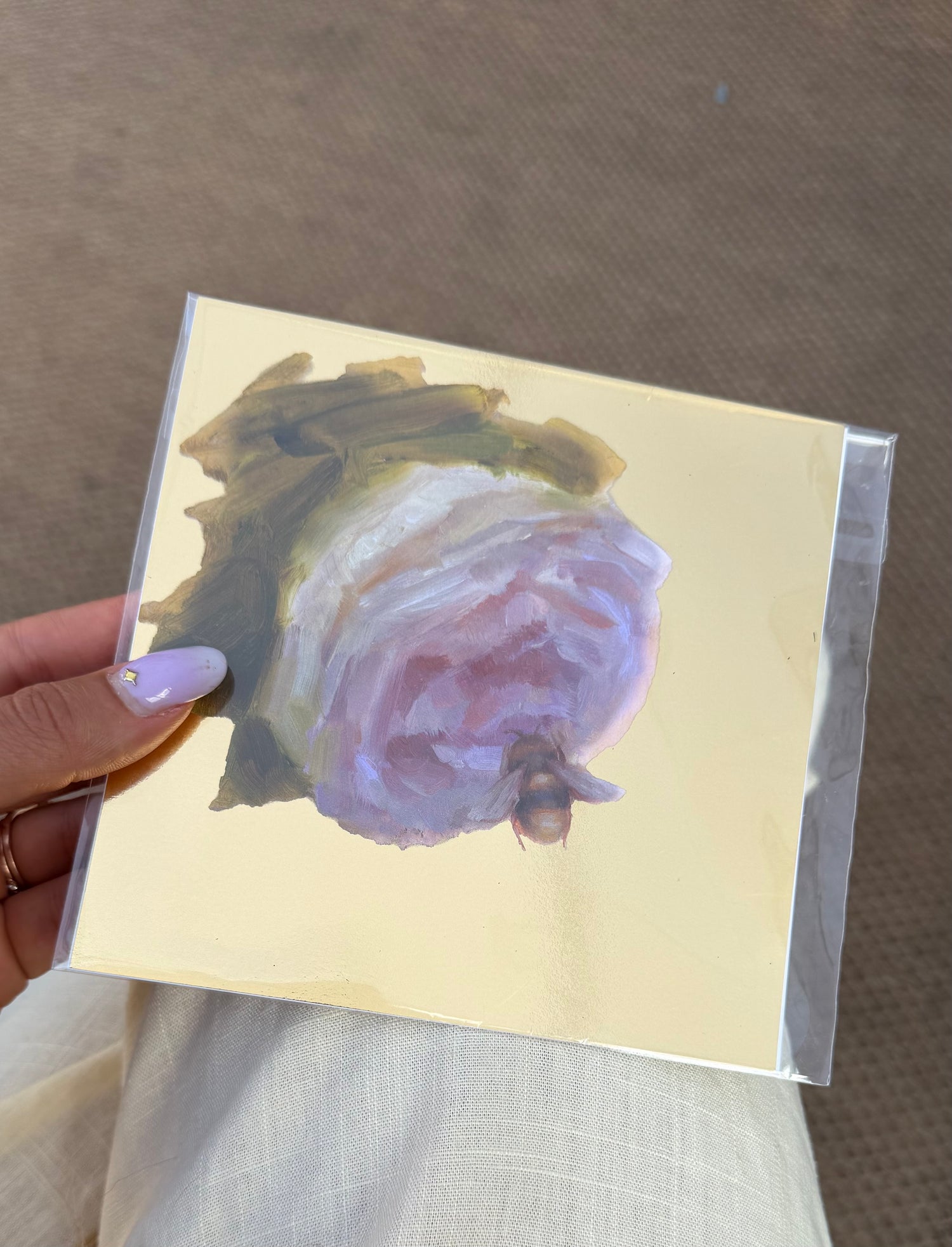 Lavender on Gold (Gold Foil Limited Time Only)