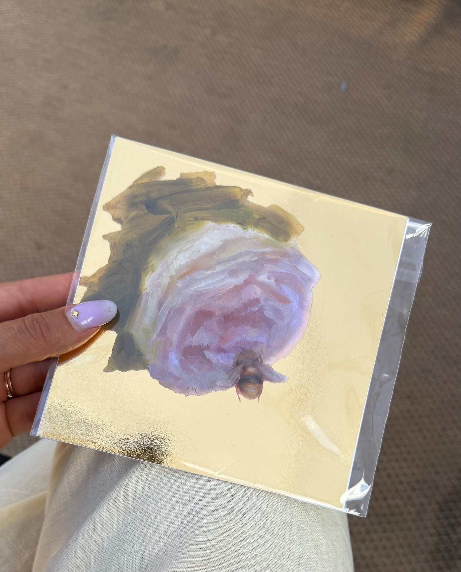 Lavender on Gold (Gold Foil Limited Time Only)