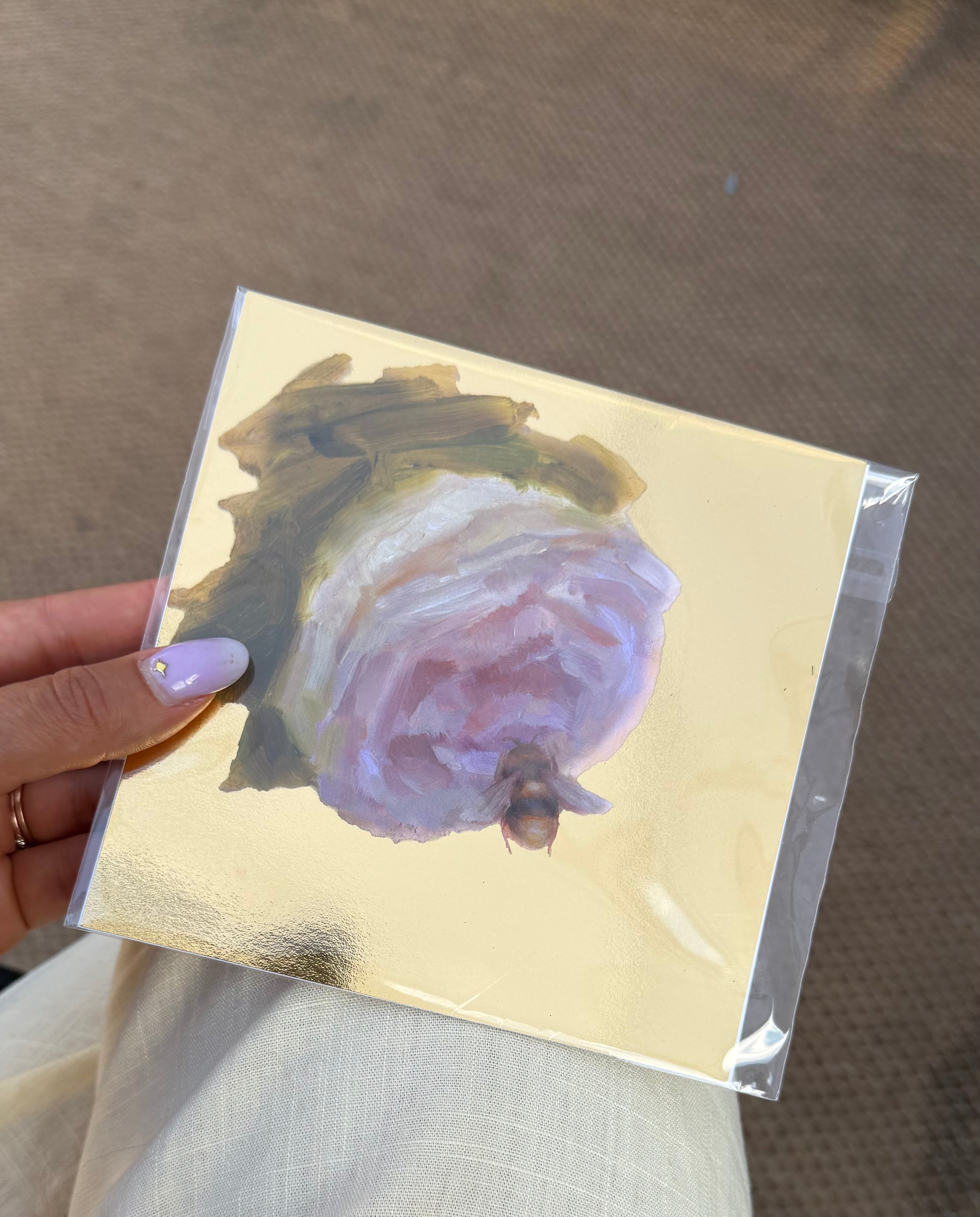 Lavender on Gold (Gold Foil Limited Time Only)