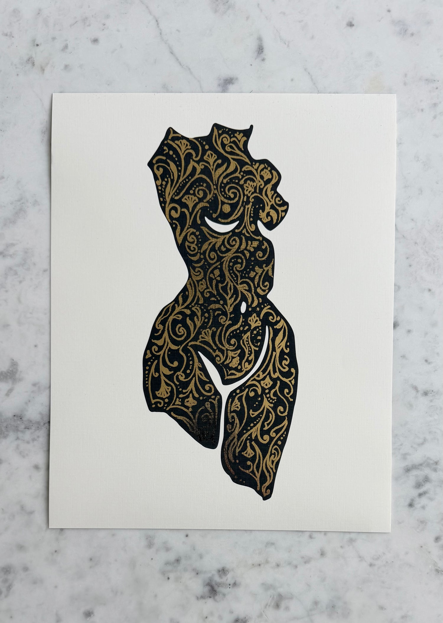 Eve Figure Study Gold Foiled (Limited Time Only)