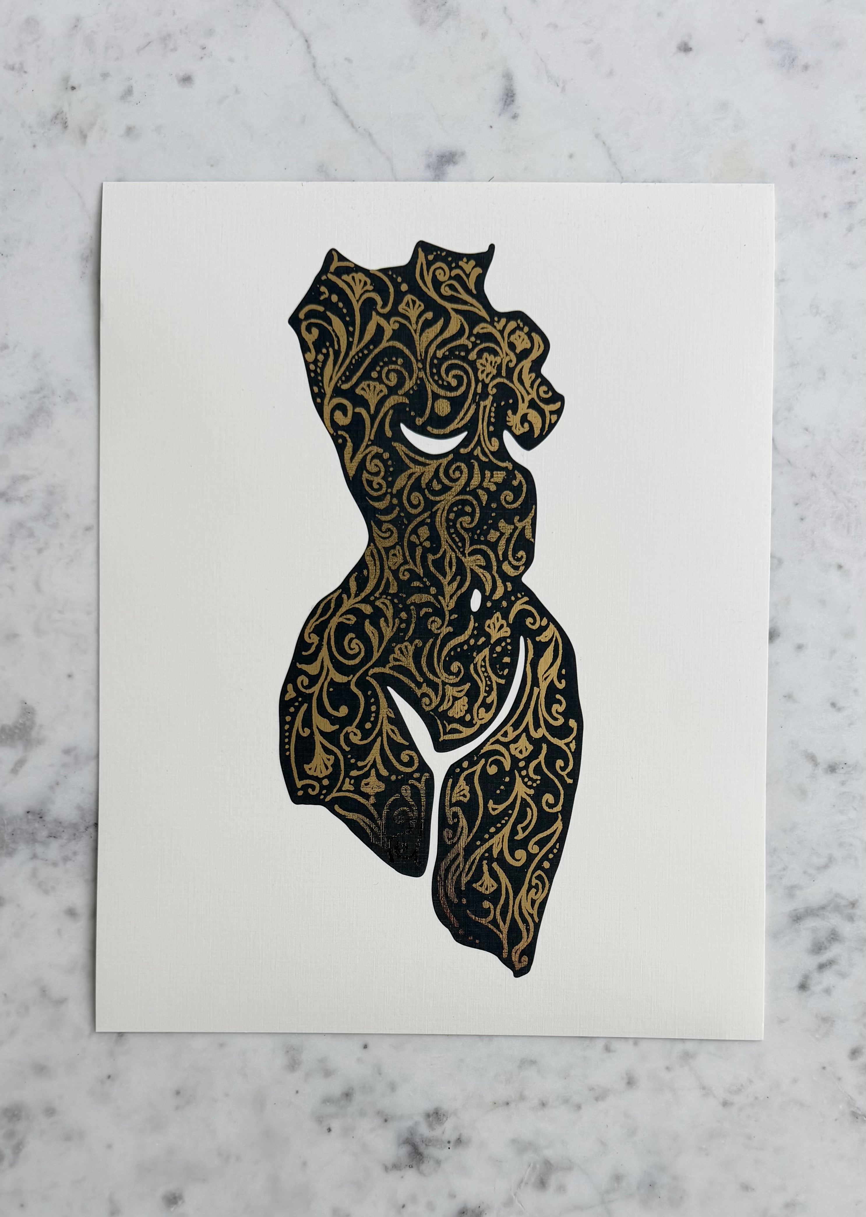 Eve Figure Study Gold Foiled (Limited Time Only)