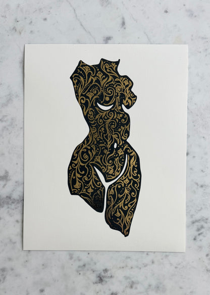 Eve Figure Study Gold Foiled (Limited Time Only)