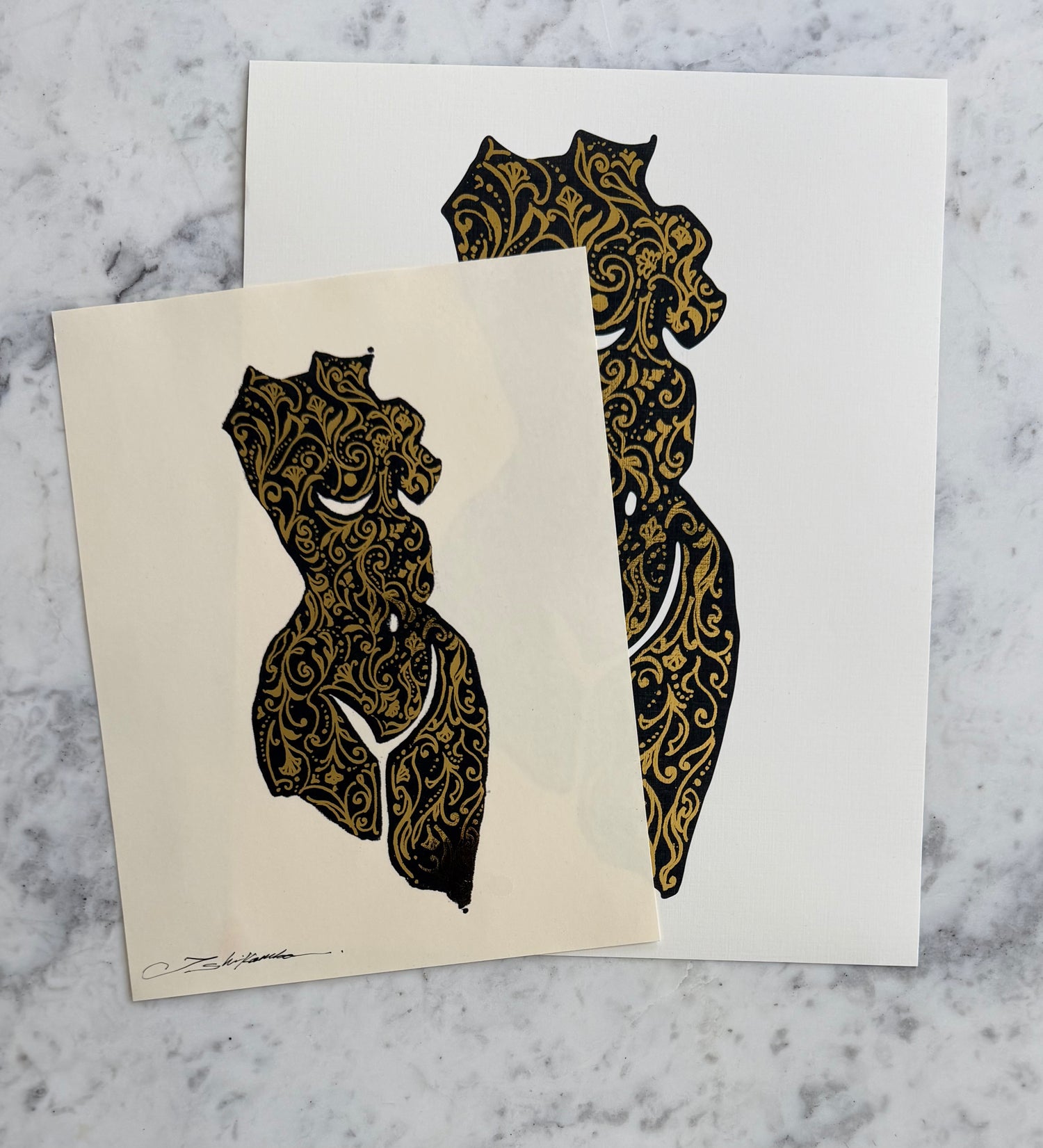 Eve Figure Study Gold Foiled (Limited Time Only)