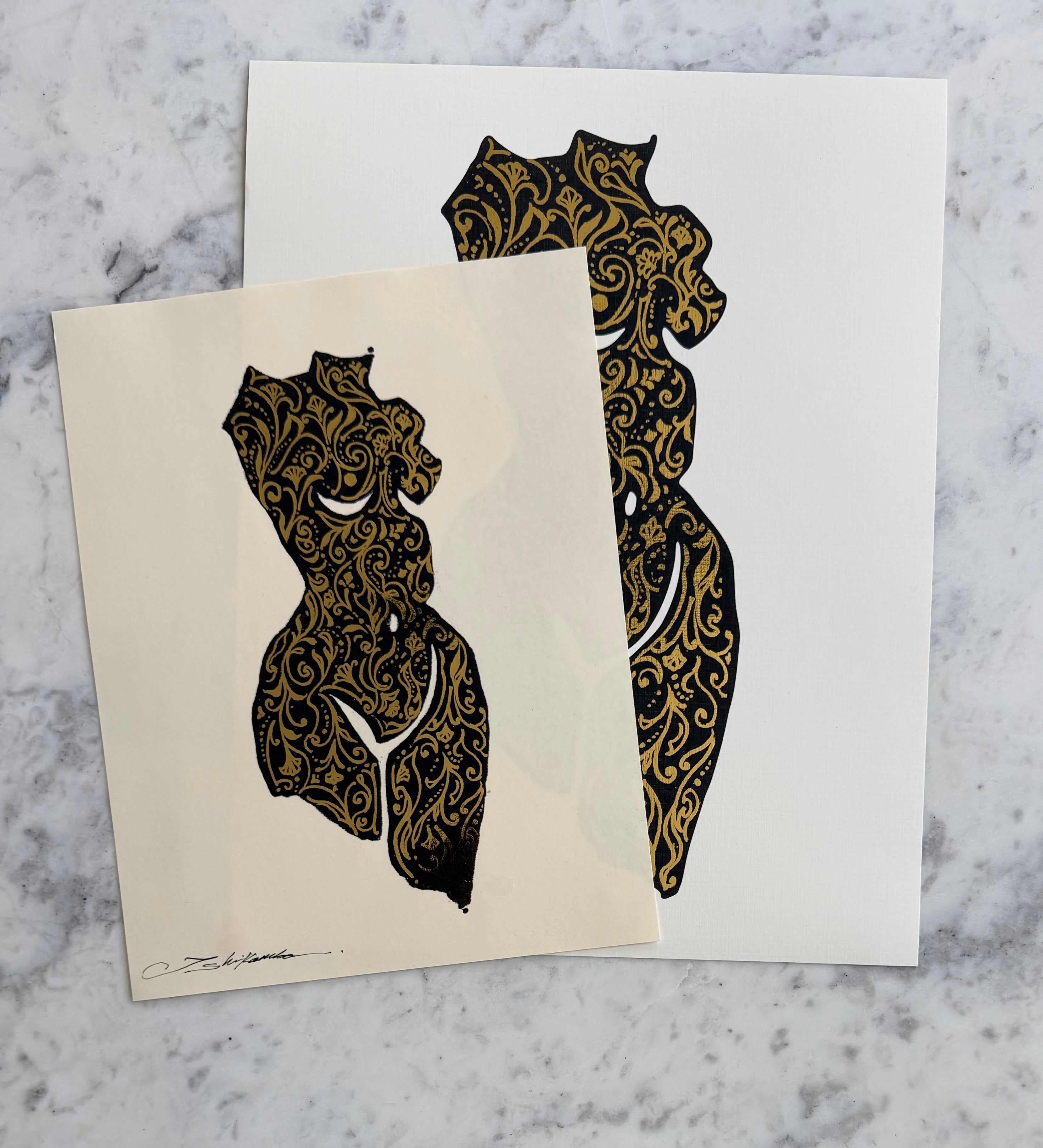Eve Figure Study Gold Foiled (Limited Time Only)