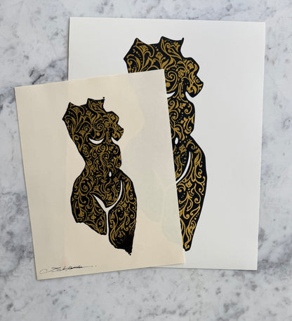 Eve Figure Study Gold Foiled (Limited Time Only)
