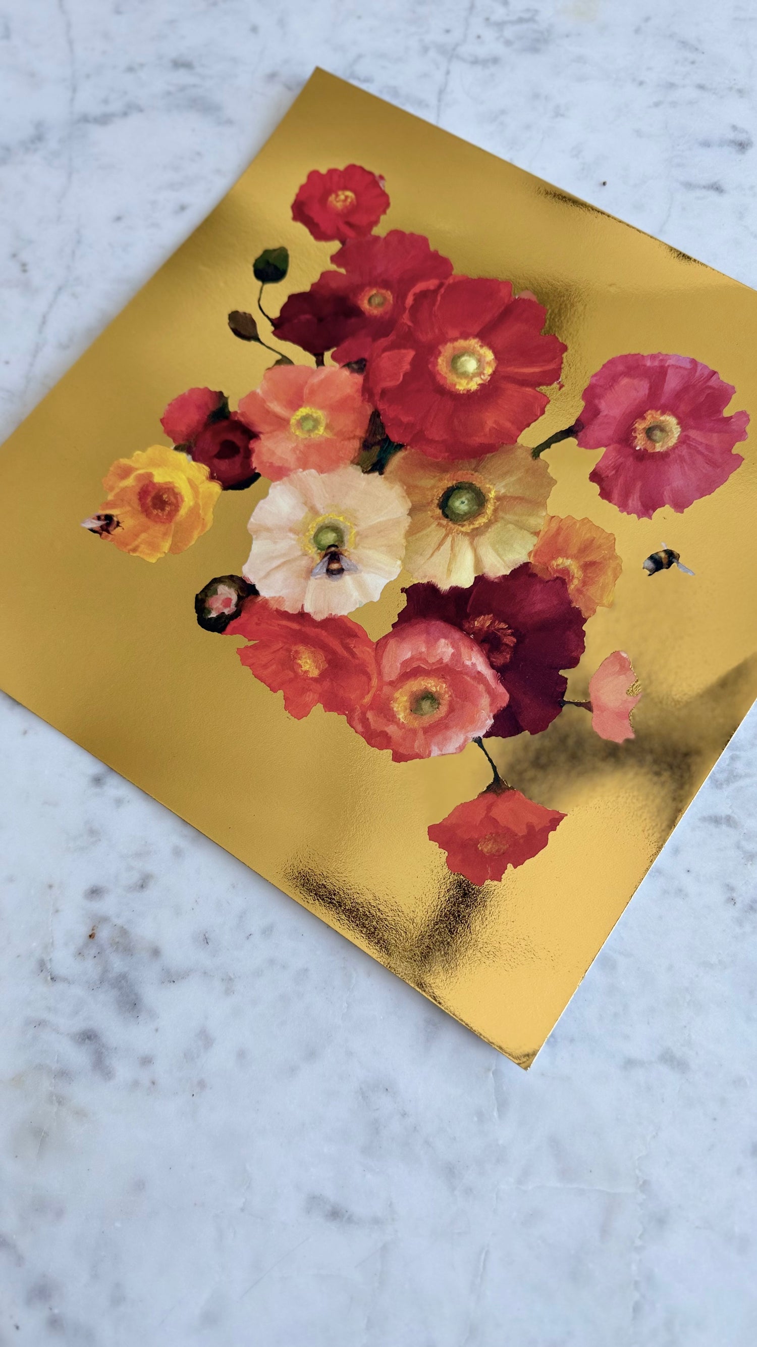 Wild Poppies Gold Foiled (Limited Time Only)