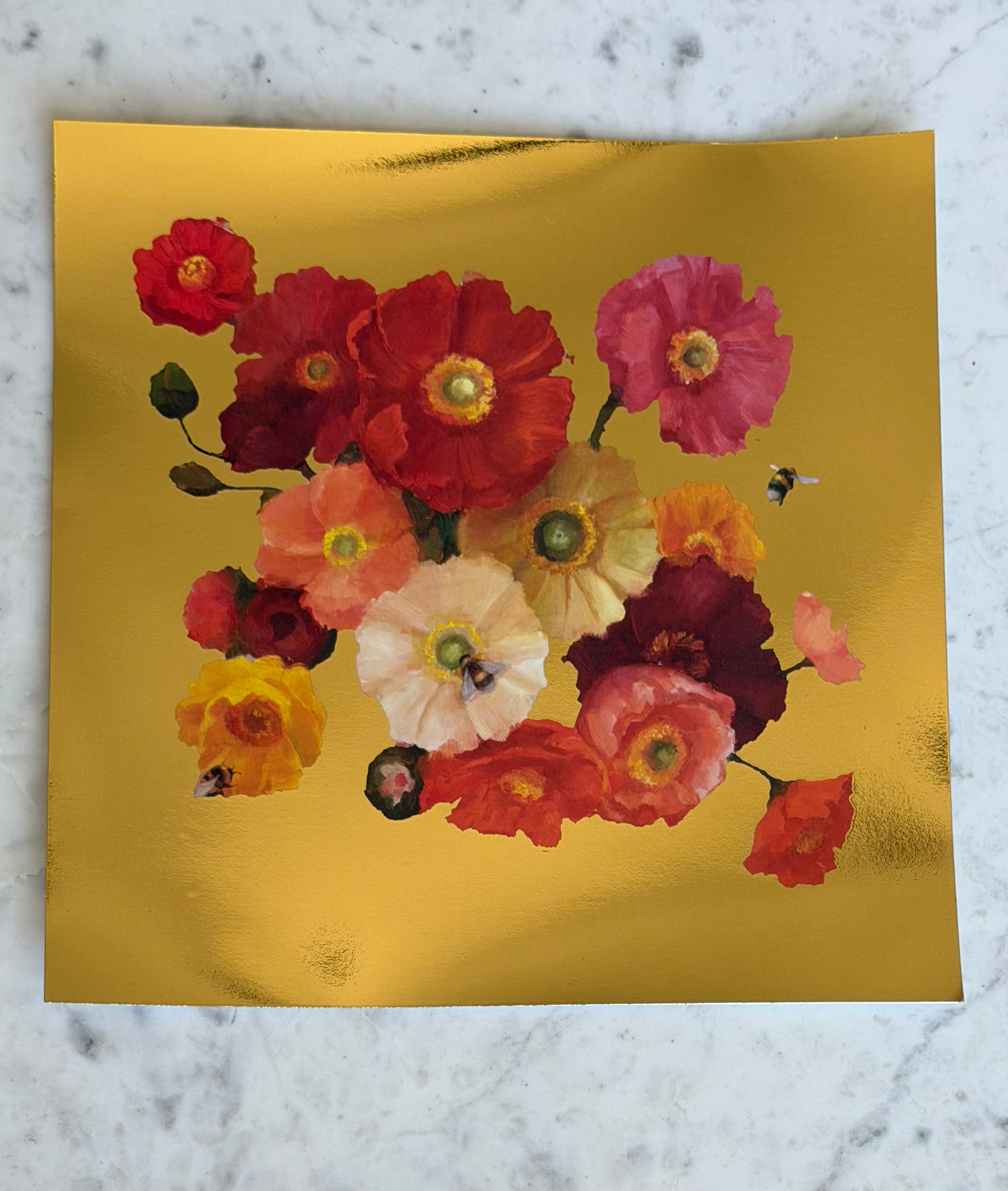 Wild Poppies Gold Foiled (Limited Time Only)