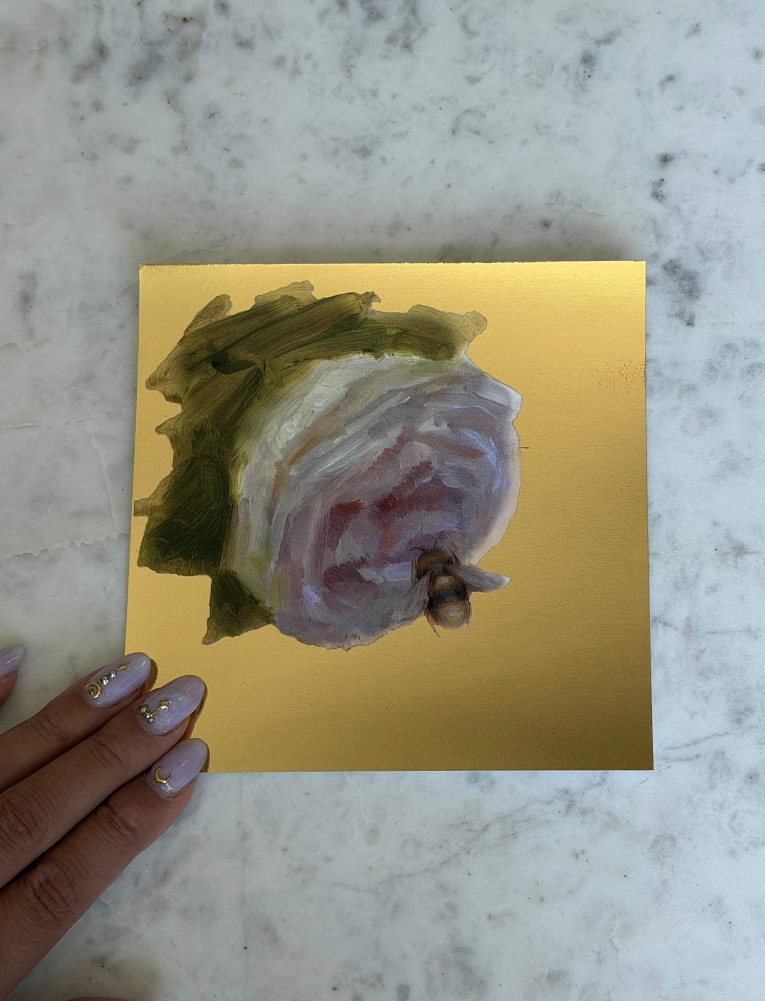 Lavender on Gold (Gold Foil Limited Time Only)