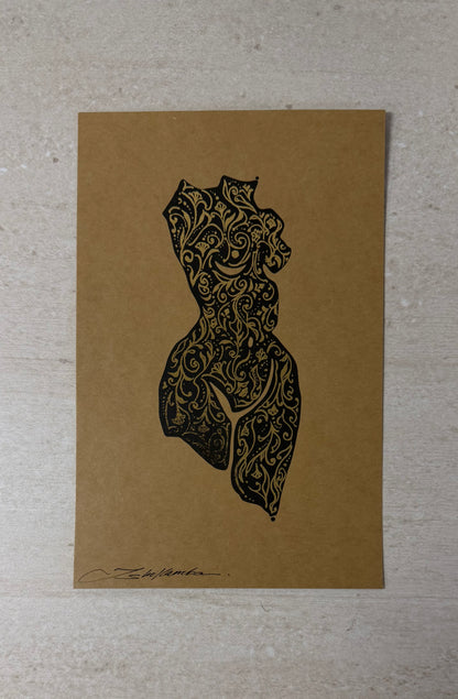 Eve Figure Study Gold Foiled (Limited Time Only)
