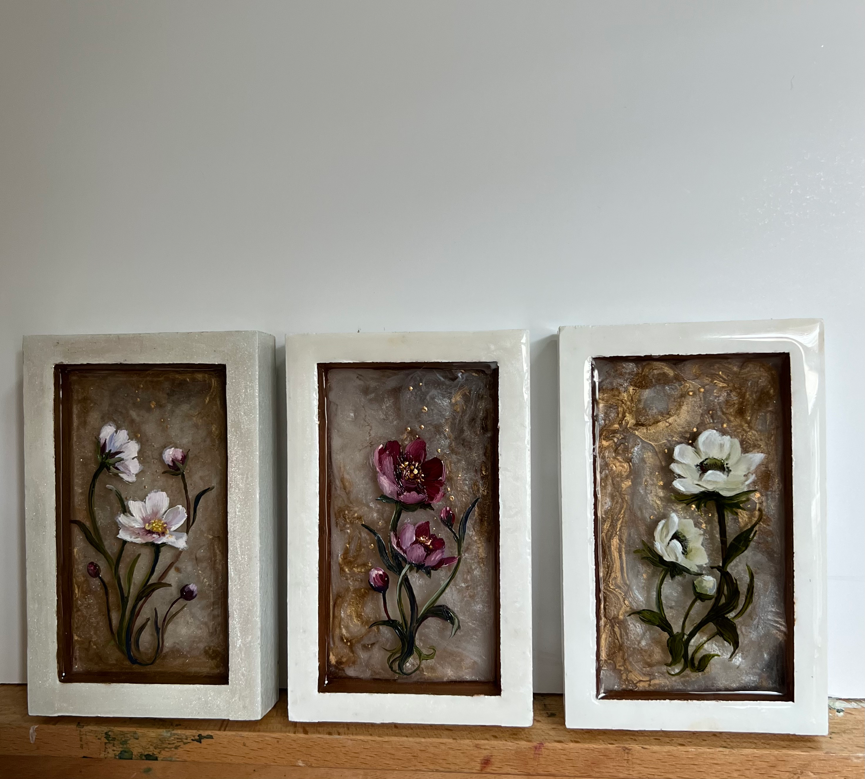 Ethereal Blooms Series of 3
